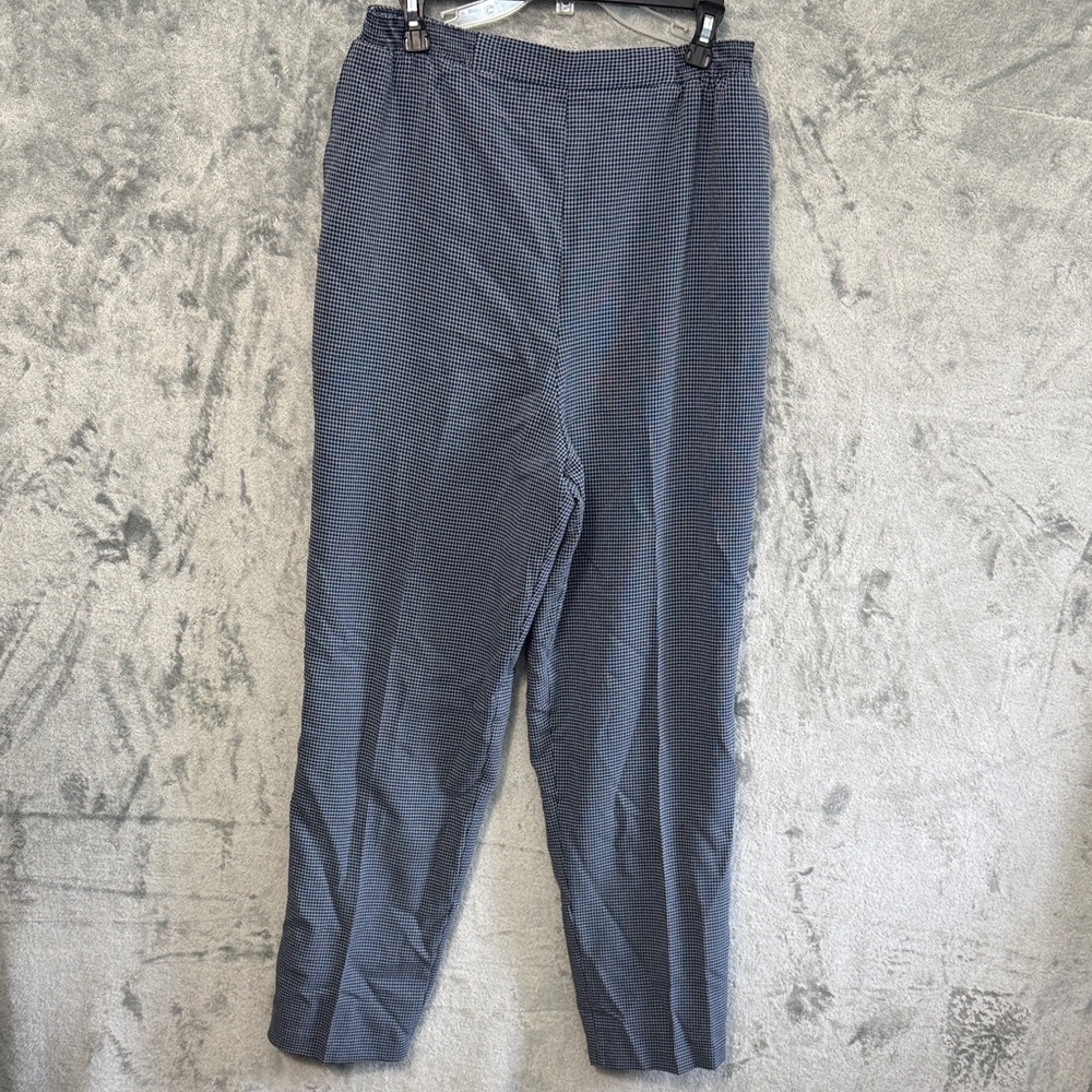Nikki Womens pullon blue check pullon sz 14 pants USA
